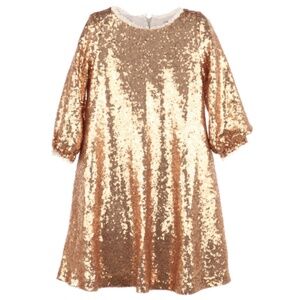 NWT Gabby Payton Dress Gold Sequin
